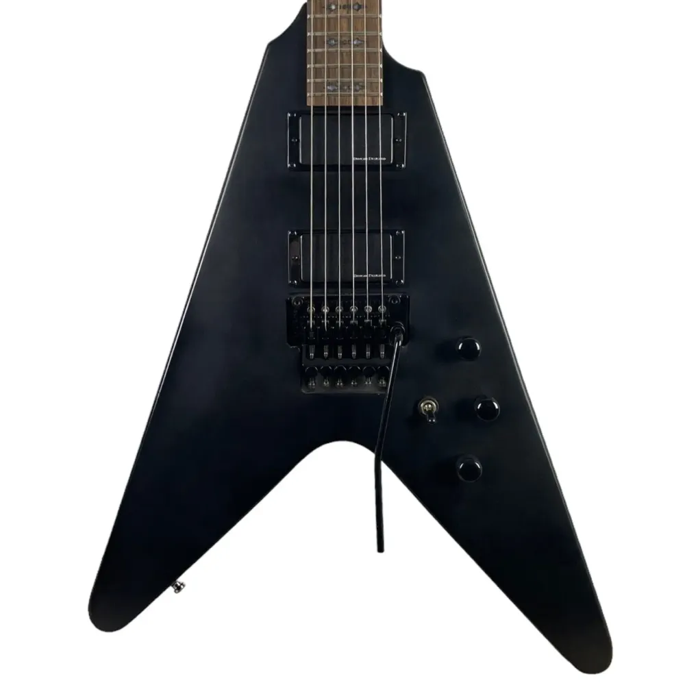 Schecter V-1 Custom FR 2009 matt fekete