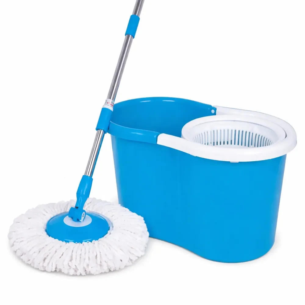 360° Forgófejes Spin Mop Felmosó Szett – Pedálos Vödörrel és Mikroszálas Fejjel