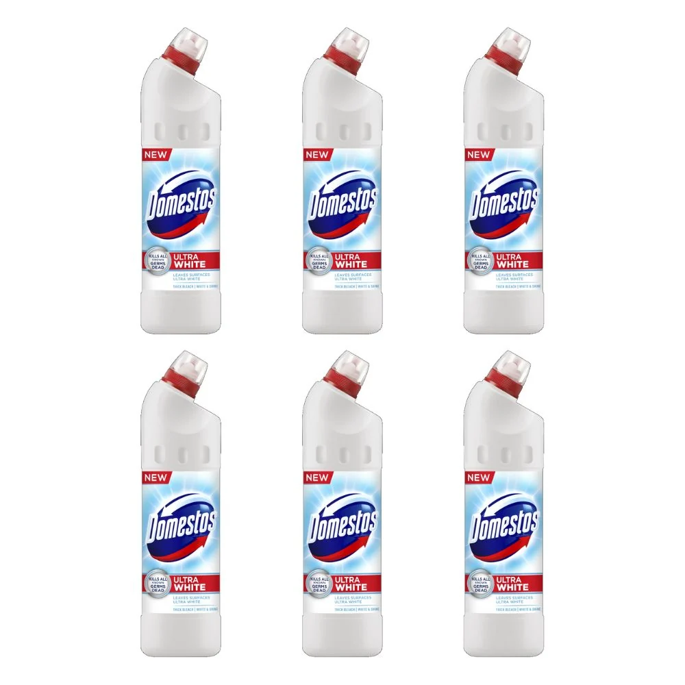 6db Domestos Fertőtlenítő 24H Plus White Shine 6x750 ml