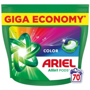 Ariel All--1 PODS Color Mosókapszula – Giga Economy, 70 mosás
