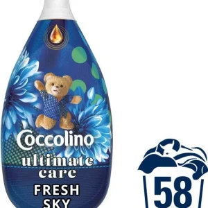 Coccolino Ultimate Care Öblítő Fresh Sky 870 ml – Hosszantartó Frissesség és Puha Ruhák
