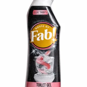 Fabulosa Electrify WC Gél 750ml – WC Tisztító – Erős WC Tisztító Vízkő, Lerakódás és Szennyeződés Ellen – Friss Illatú WC Gél