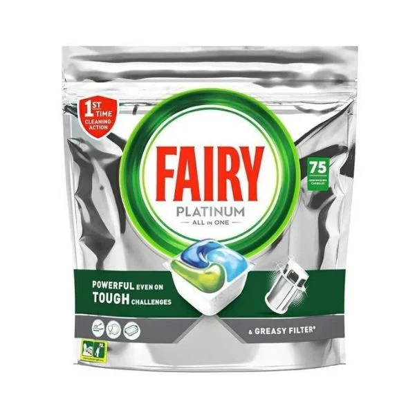 Fairy Jar Platinum Plus Mosogatógép Kapszula 75 db