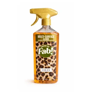 House Fab Többfelületes Tisztítószer Oud 750ml – Luxus Általános Tisztítószer Spray Intenzív Illattal Konyhába, Fürdőszobá...