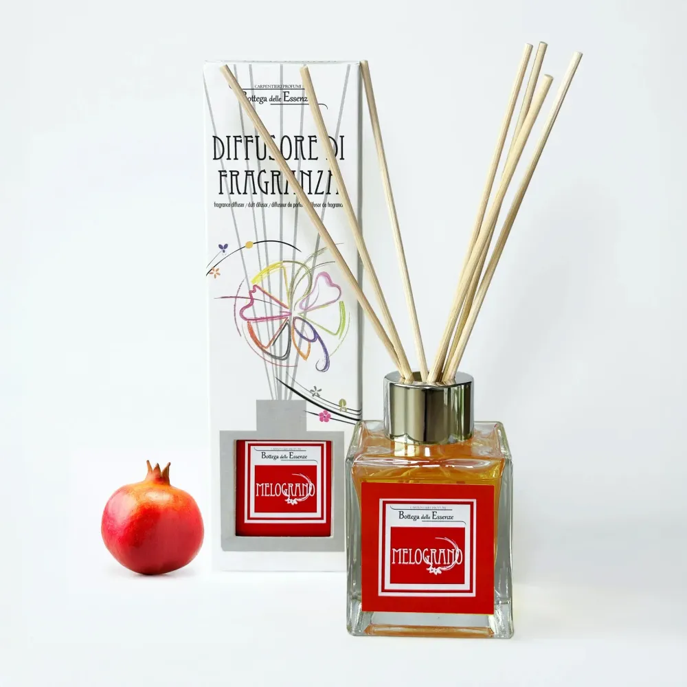 Illat diffúzor 100 ml – Gránátalma Rattanpálcás Szobaillatosító