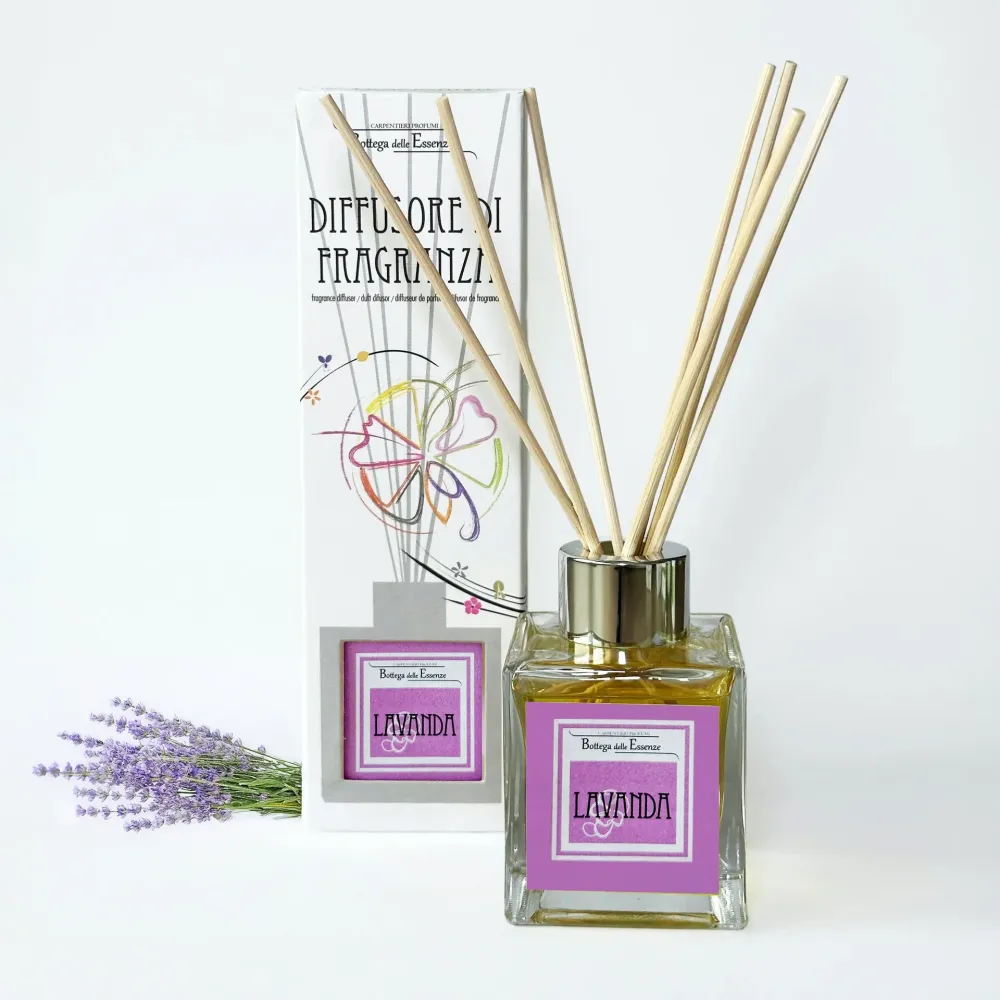 Illat diffúzor 100 ml – Levendula Rattanpálcás Szobaillatosító