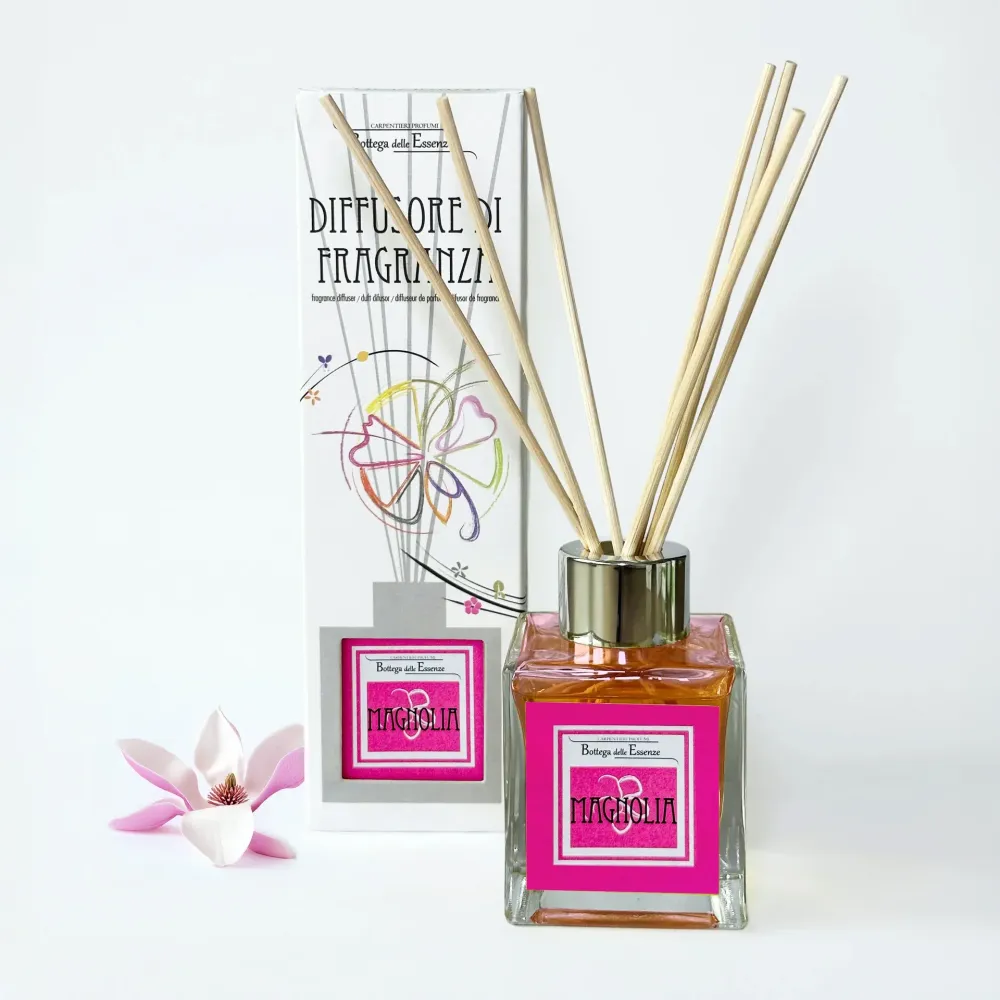 Illat diffúzor 100 ml – Magnólia Rattanpálcás Szobaillatosító