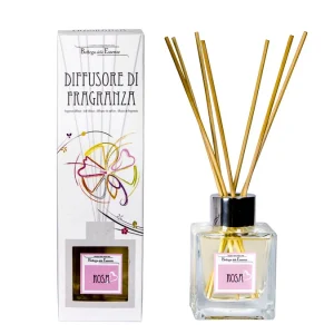 Illat diffúzor 100 ml – Rózsa Rattanpálcás Szobaillatosító