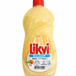 Likvi Balsam Kézkímélő Mosogatószer Őszibarack & Menta – 900 ml Zsíroldó Balzsam