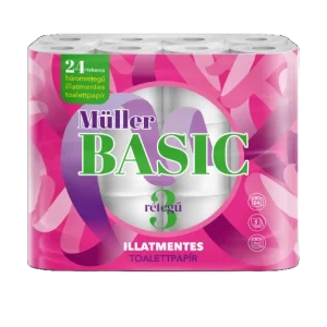 Müller Basic 3 Rétegű Wc Papír XXL 24 Tekercs