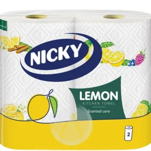 Nicky Lemon Illatosított Konyhai Papírtörlő – 2 tekercses csomag