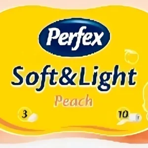 Perfex Soft & Light Barack Illatú Toalettpapír 10 tekercs