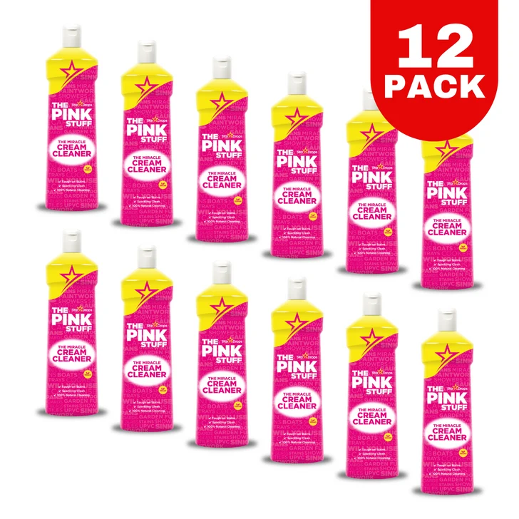 Pink Stuff Krém Tisztító 500ml - 12 darabos csomag