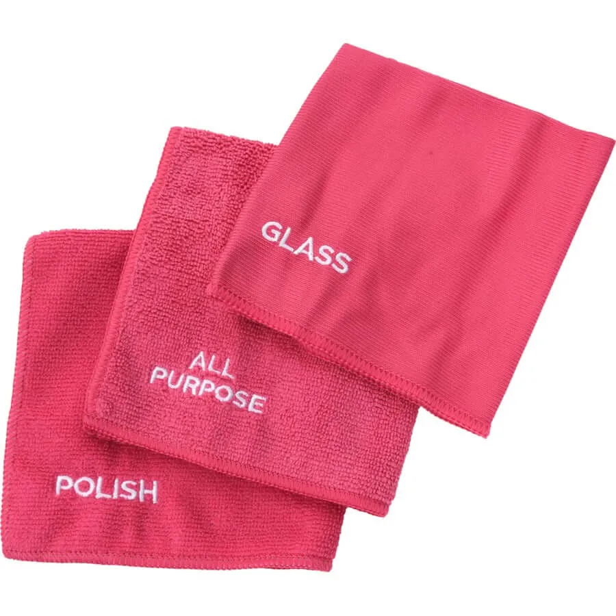 Pink Stuff mikroszálas tisztítókendő rózsaszín (3 darab)