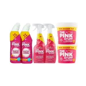 Pink Stuff Ultimátum Csomag - 2x Spray 750 ml - 2x WC Tisztító 750 ml - 2x Csoda Paszta 850 gramm