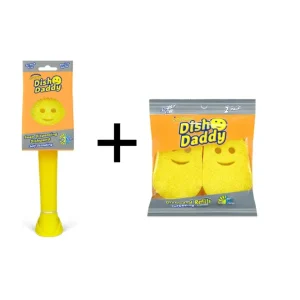 Scrub Daddy Mosogatószivacs - 2 Extra Szivaccsal - Sárga