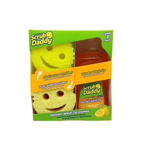Scrub Daddy | Wonder Wash-Up Kombináció | prémium mosogatószer Scrub Daddy-vel és Scrub Mommy-vel