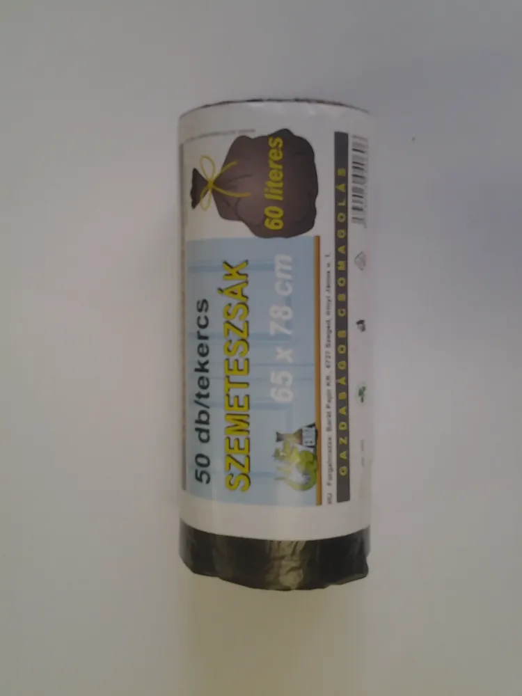 Szemeteszsák EKOZ (65X78) 10mikr. 60L 50db/tek SKP-0005