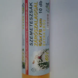 Szemeteszsák EKOZ (65X78) 35mikr. zárószalagos színes 60L 10db/tek SKZ-0002