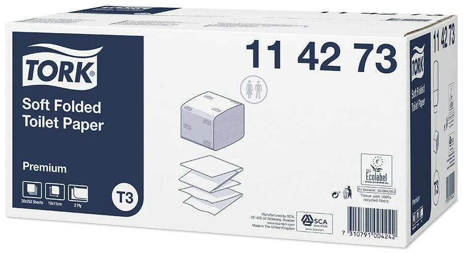 Tork Soft WC-papír hajtogatottT3