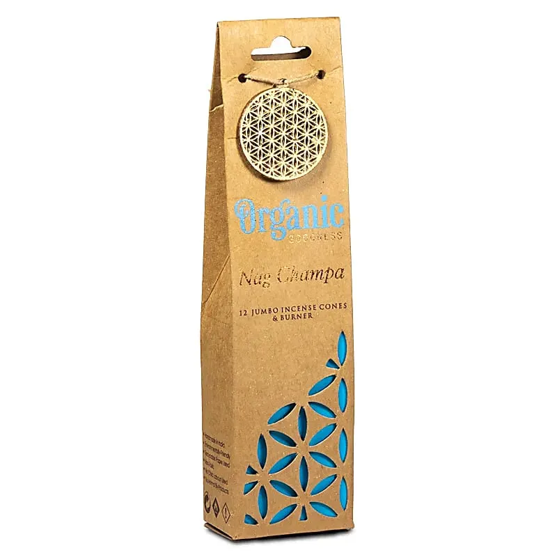 Illatos kúpok Organic Goodness | Nag Champa | L + kerámia alátámasztás