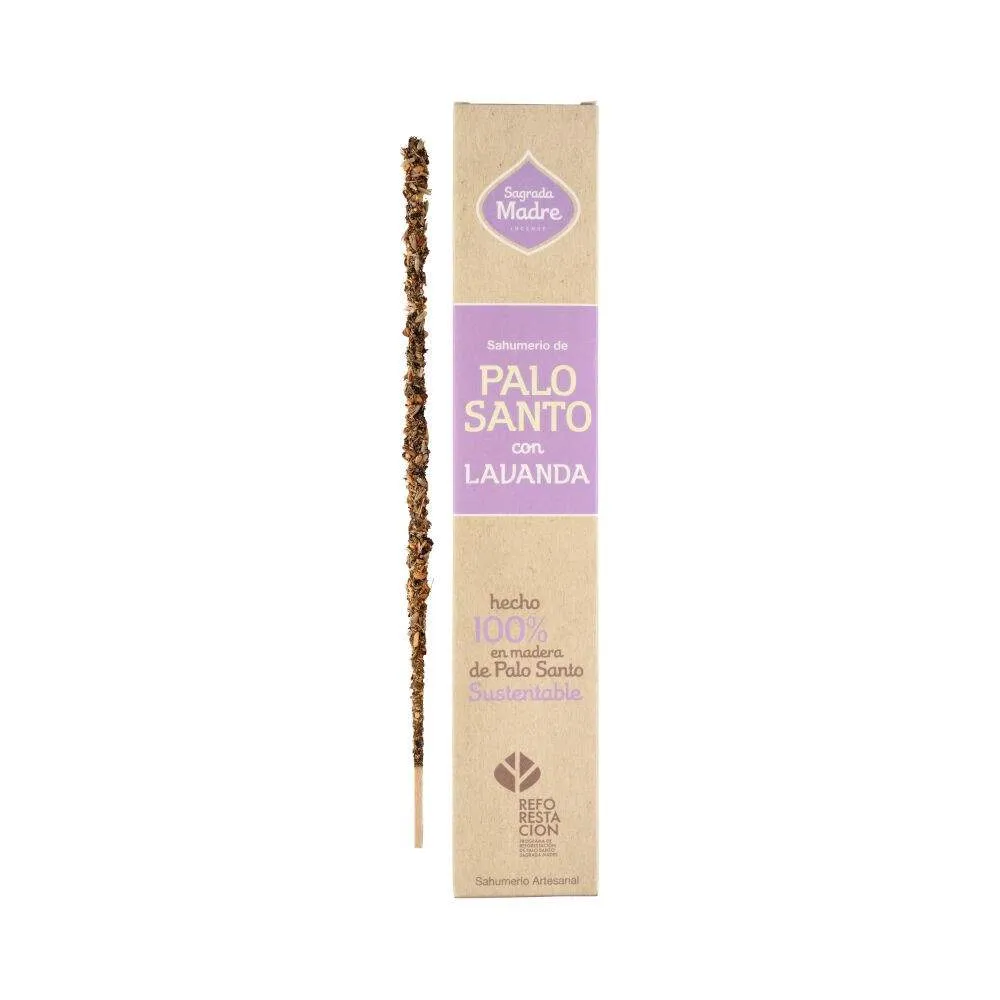 Illatos pálcikák Palo Santo Levendula 23 cm - Sagrada Madre