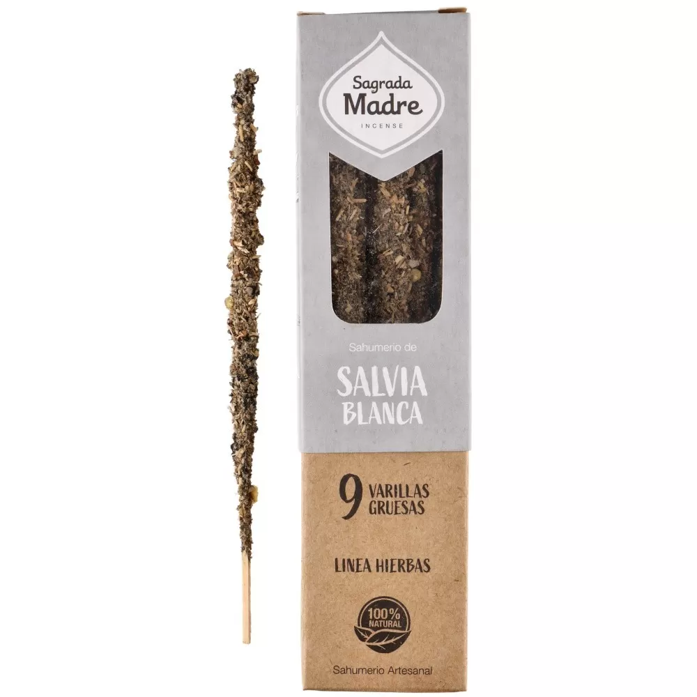 Illatos pálcikák Palo Santo White Sage 17 cm - Sagrada Madre