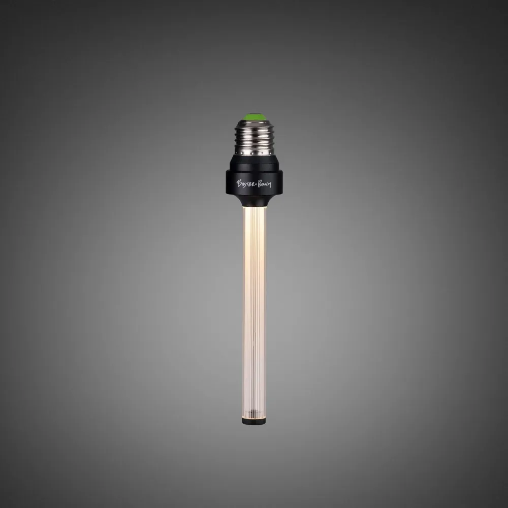 Led E27 Buster izzó villás / füstölt Buster + ütés