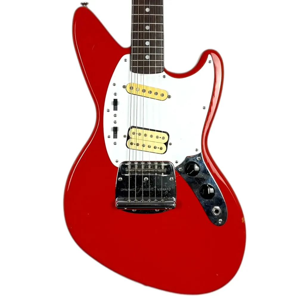 Fender Japan JT-95 Jag-Stang 1995-1996 - Kurt Cobain - Fiesta piros