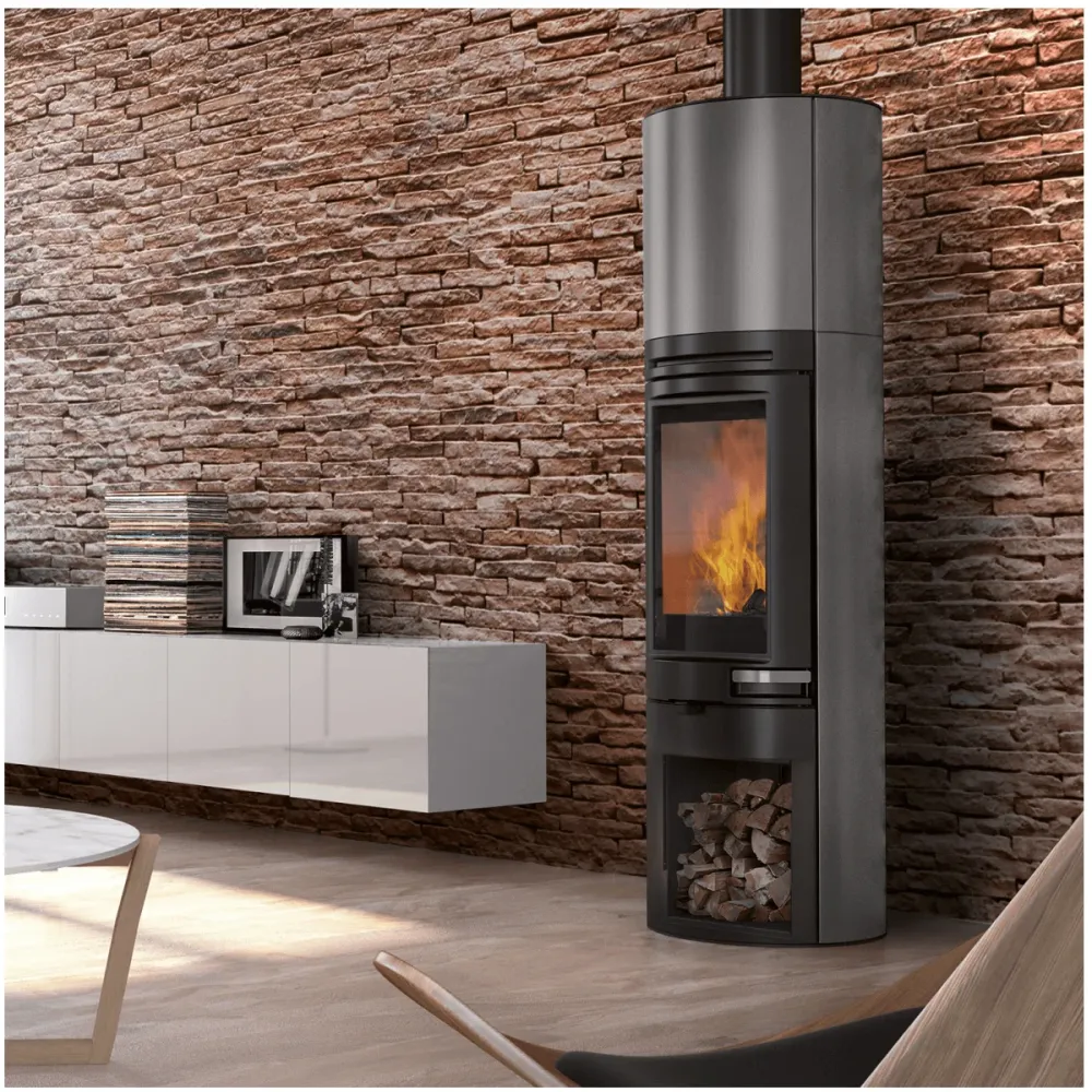 Edilkamin Tally S Evo 9,1 kW-os fatüzelésű kályha beépített légmosó rendszerrel 🔥