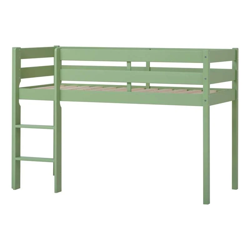 Hoppekids ECO Comfort - Félmagas Ágy (Több Méret) - Halvány Emerald