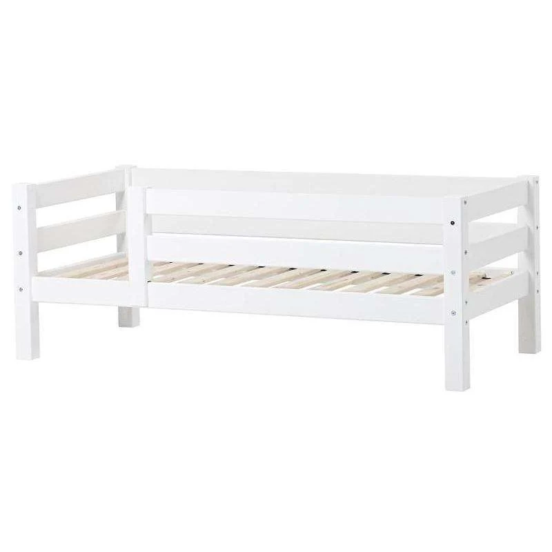 Hoppekids ECO Luxury - Kanapéágy háttámlával és ágyneműtartóval (Több méretben) - Krétaszín