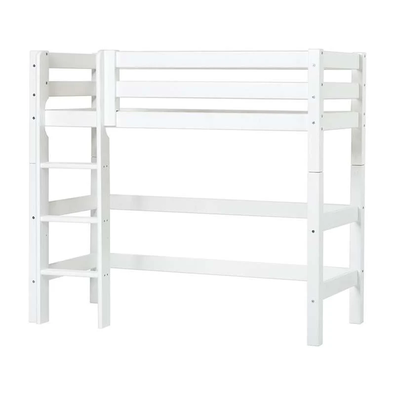 Hoppekids ECO Luxury - Közepes magasságú ágy létrával (Több méretben) - Gyöngy