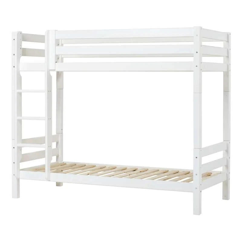 Hoppekids ECO Luxury - Magas ágy - 177 cm. - Egyenes létra (Több méretben) - Gyöngy