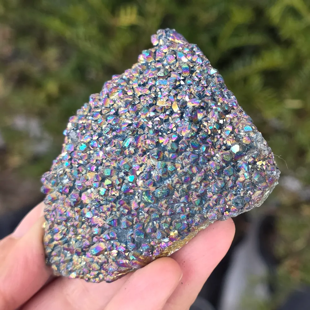 Színtelen Aura Titanium kvarc klaszter | 4. modell