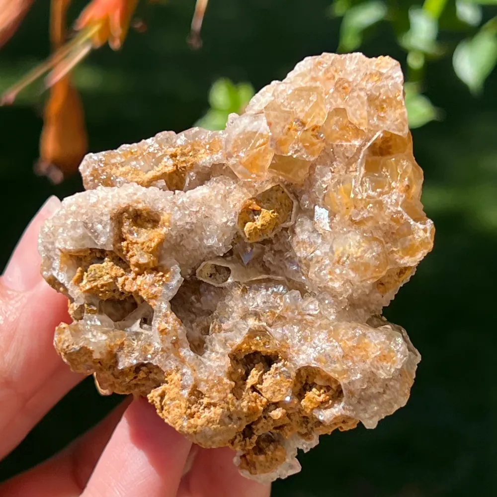 Zambiai citromkvarc klaszter, Golden Healer modell Lm3