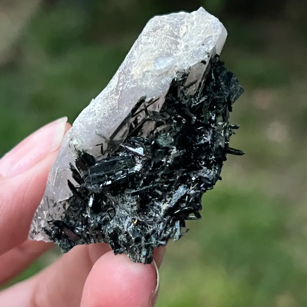 Cluster egirin mini kvarc füstölt/fekete Zomba m5