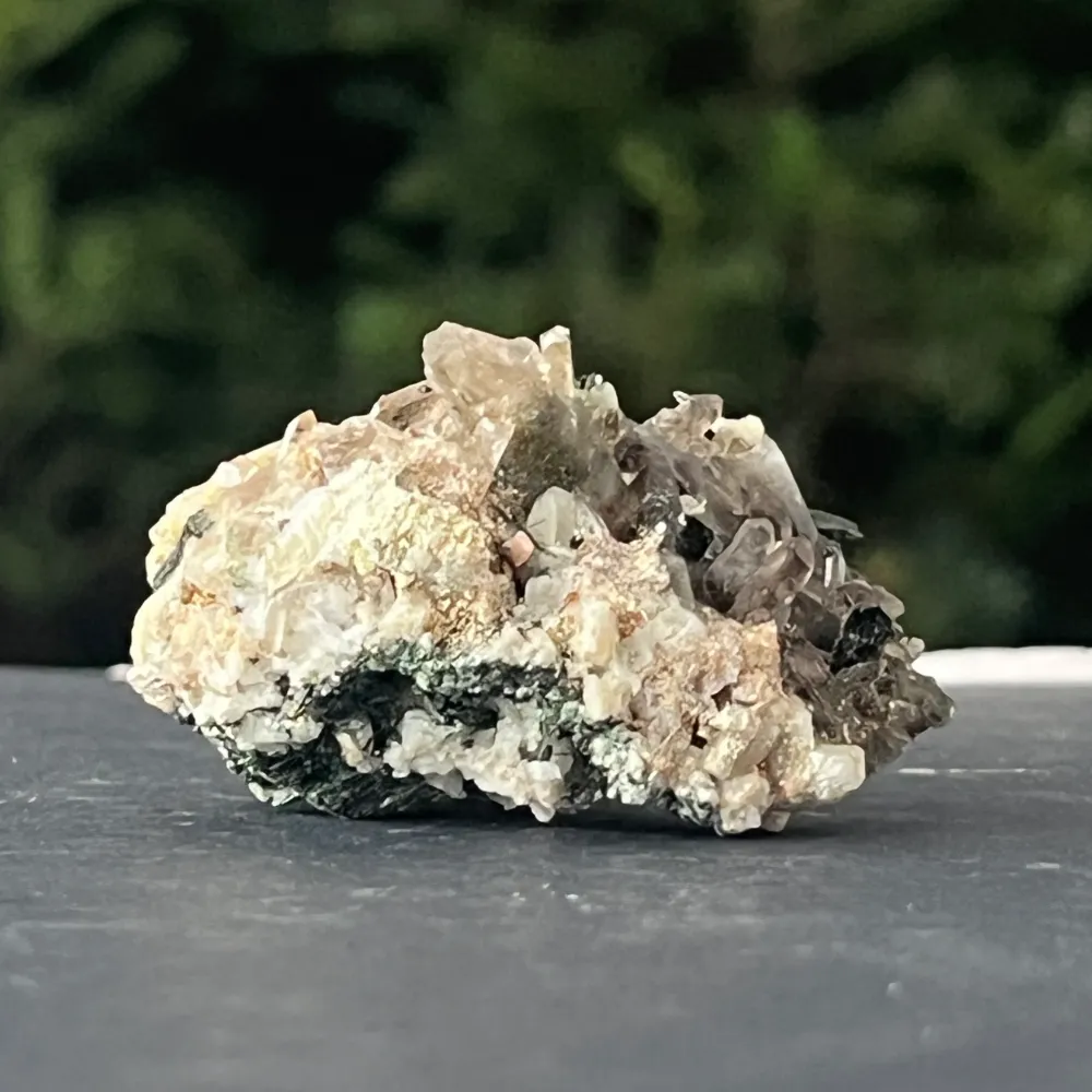 Egirin cluster mini füstös/fekete kvarc Zomba m3