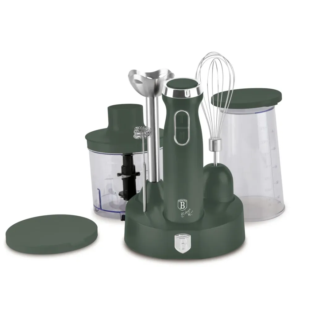 Berlinger Haus 6 az 1-ben botmixer szett Matte Green