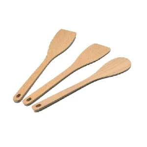 Fából készült spatula készlet (3 db-os)