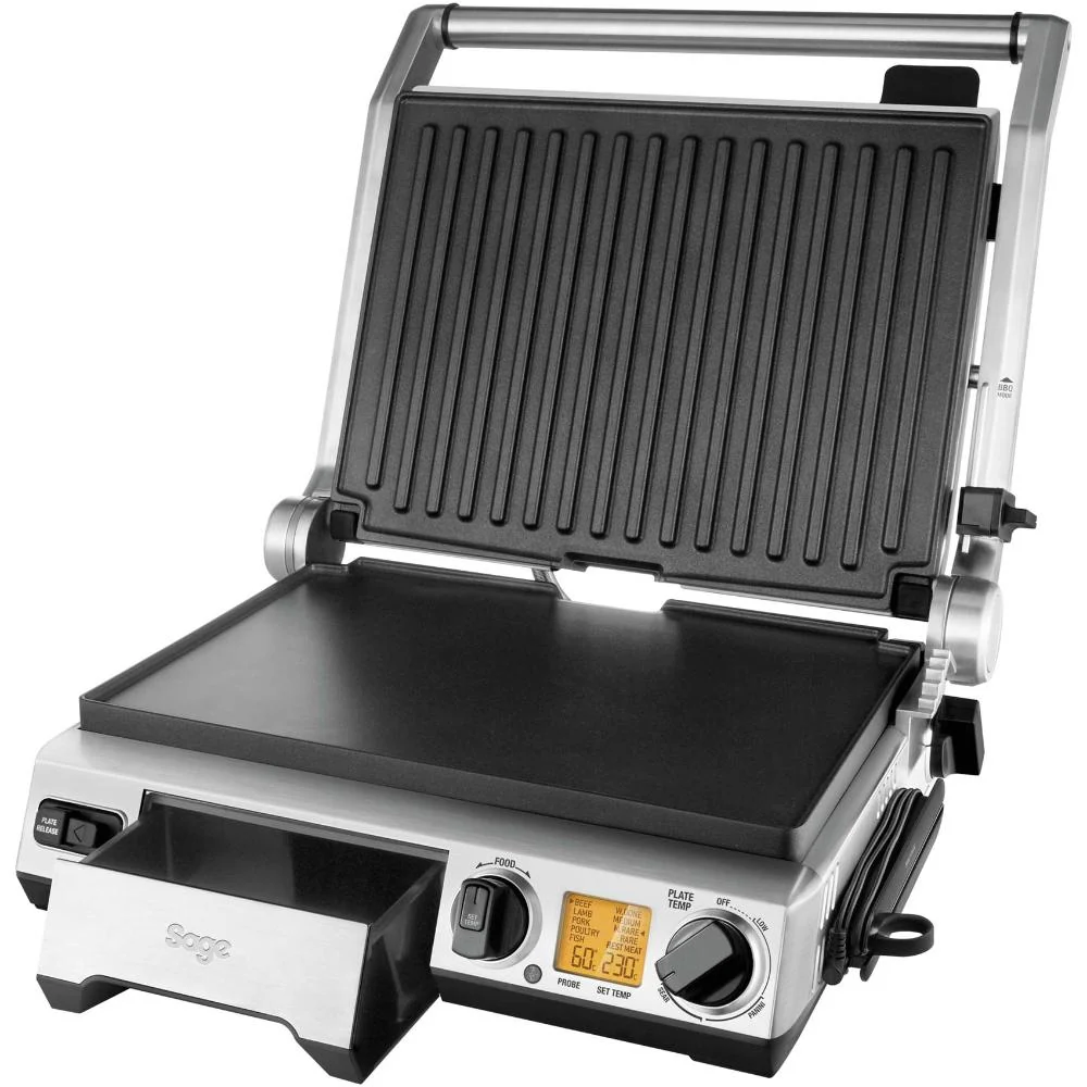 Sage SMART GRILL™ Kontakt grill és BBQ - kettő az egyben BGR820BSS
