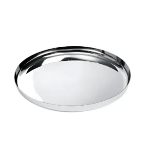 Kerek tálca 35 cm ezüst