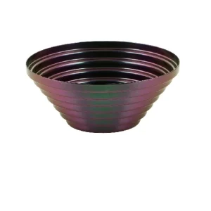 Maya Gyümölcskosár 25cm irizáló lila-zöld