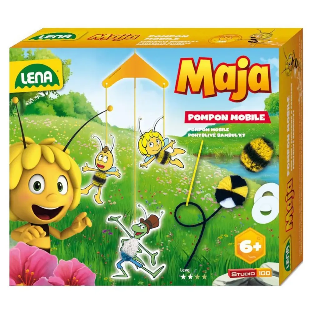Lena pompom figura készítő, Maja méhecske
