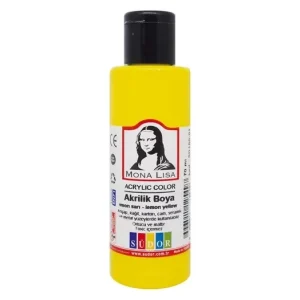 Akrilfesték MONA LISA citromsárga 70ml