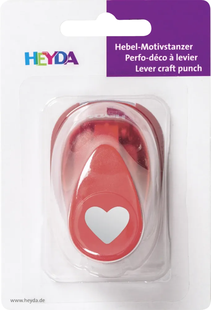 Lyukasztó HEYDA dekorációs (1,7cm) Szív motívum 203687421