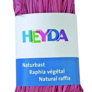 Raffia HEYDA 50g természetes anyagból rózsaszín 204887787