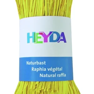 Raffia HEYDA 50g természetes anyagból világossárga 204887788
