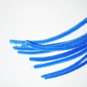 Zsenília drót 6mmx30cm (10db/csg) égkék