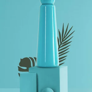 LUND Skittle Jumbo BPA mentes acél kulacs 750ML Égkék